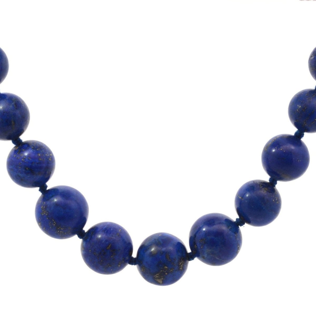 Collier Perles en perles et lapis - lazuli - Castafiore