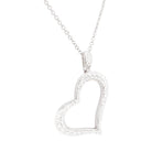 Collier PIAGET "Coeur" en or blanc et diamants - Castafiore