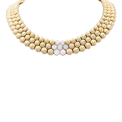 Collier PIAGET "Glancy" en or jaune et diamants - Castafiore