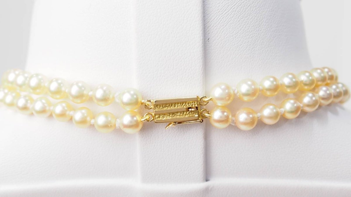 Collier pièce de constance II, perle de culture et diamants en or jaune - Castafiore
