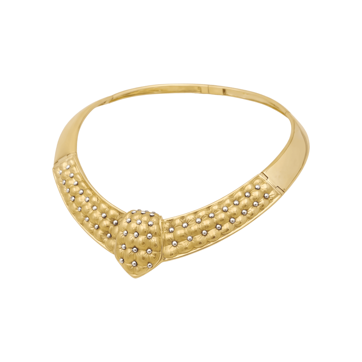 Collier Plastron en or jaune - Castafiore