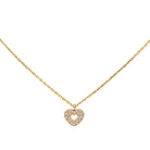 Collier POIRAY "Coeur Cœur secret" en Or jaune et Diamants - Castafiore