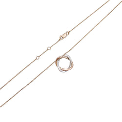 Collier Poiray, "Tresse", deux ors et diamants. - Castafiore