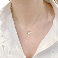 Collier Poiray, "Tresse", deux ors et diamants. - Castafiore