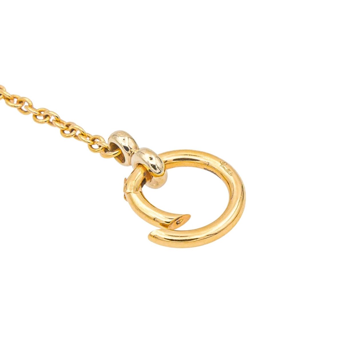 Collier POMELLATO "Nudo" en or rose, or blanc, topazes et diamants - Castafiore