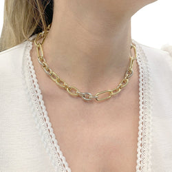 Collier Pomellato vintage, trois ors. - Castafiore