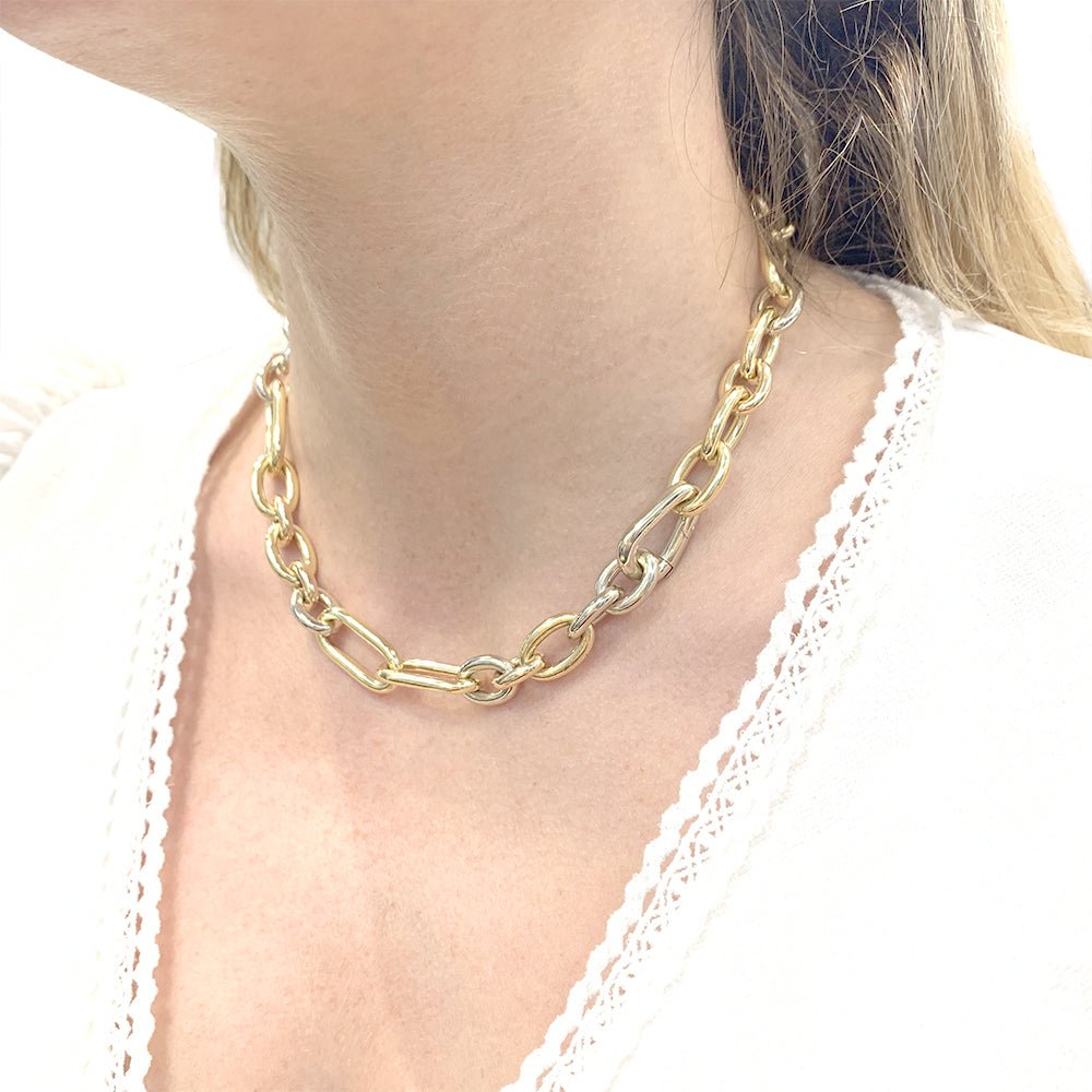 Collier Pomellato vintage, trois ors. - Castafiore