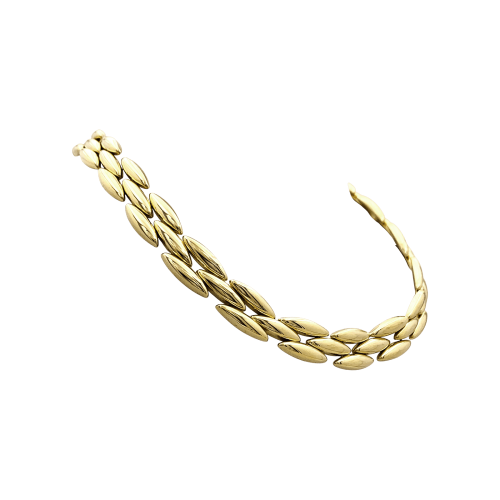 Collier Ras de Cou CARTIER "Gentiane" en or jaune - Castafiore