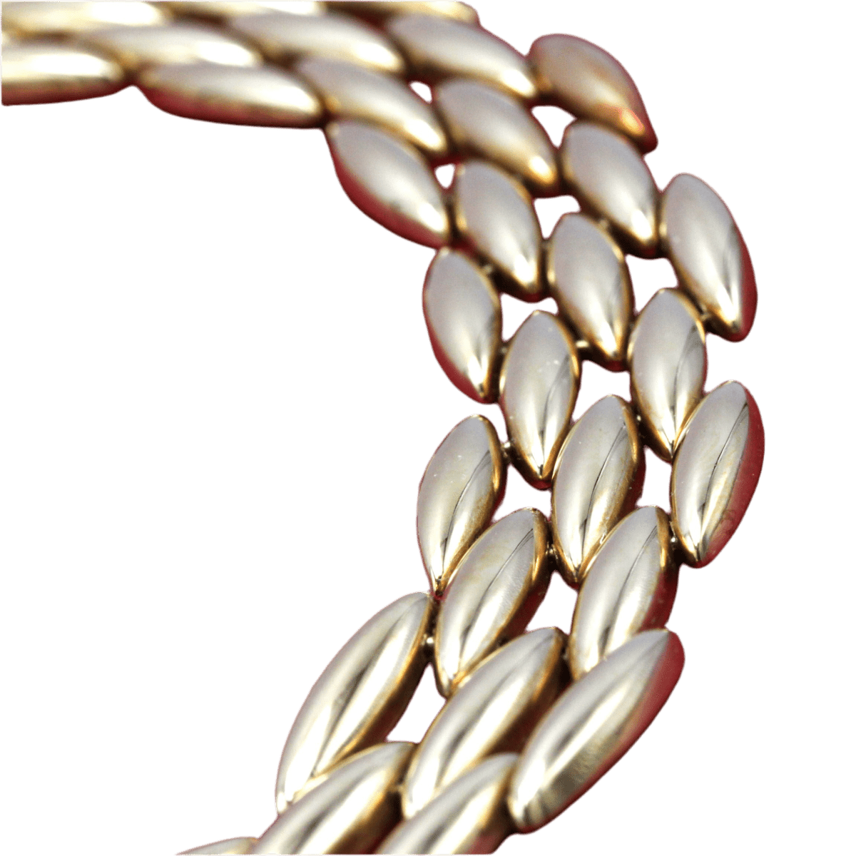 Collier Ras de Cou CARTIER "Gentiane" en or jaune - Castafiore