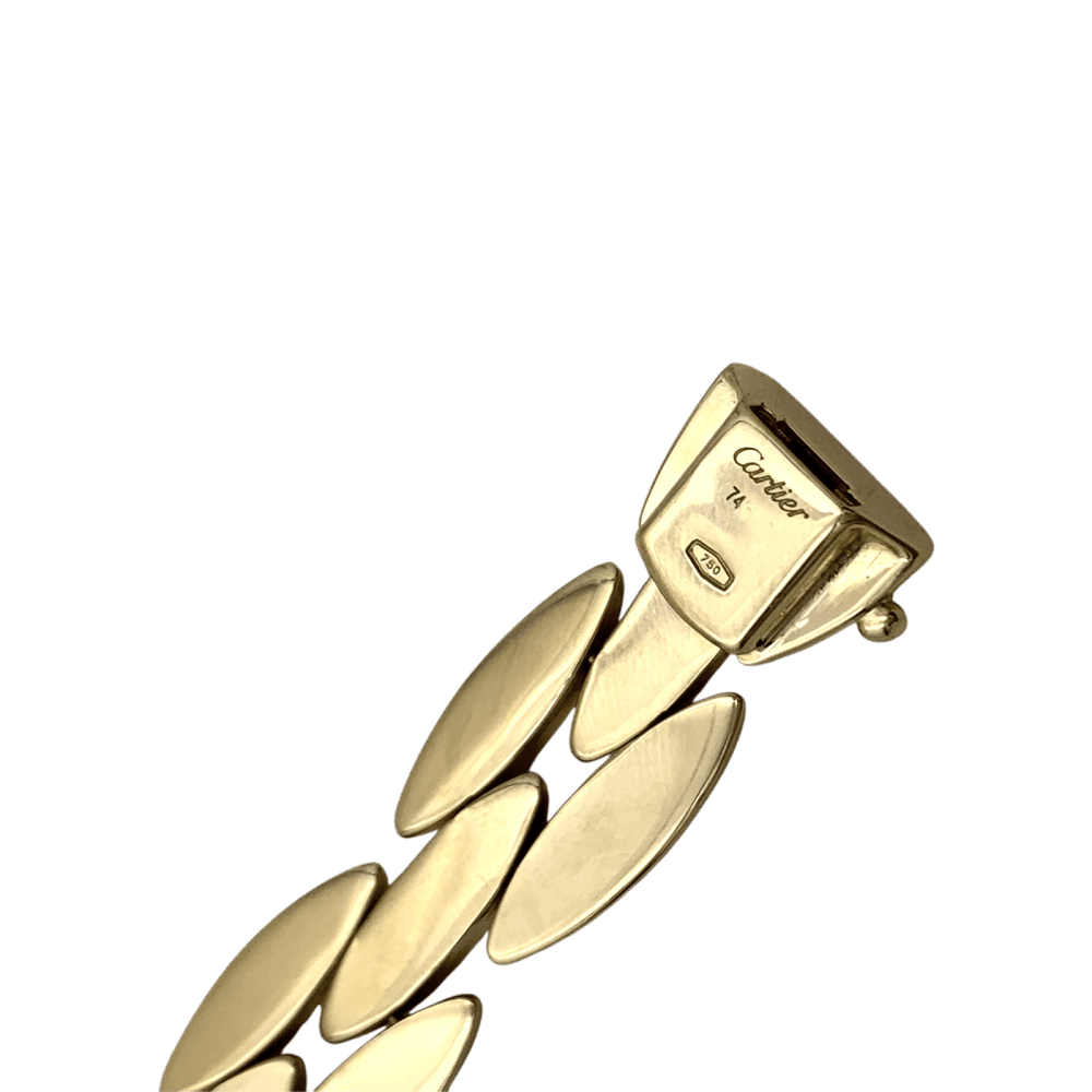 Collier Ras de Cou CARTIER "Gentiane" en or jaune - Castafiore