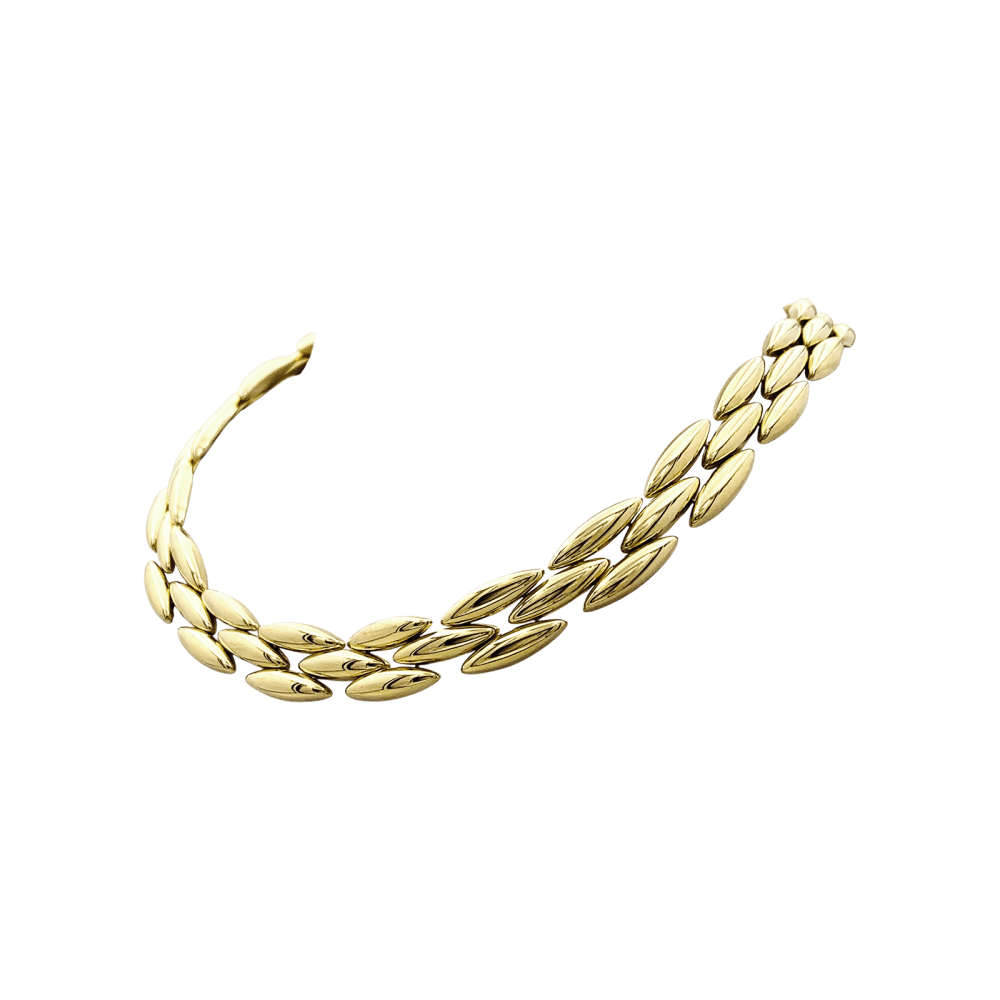 Collier Ras de Cou CARTIER "Gentiane" en or jaune - Castafiore