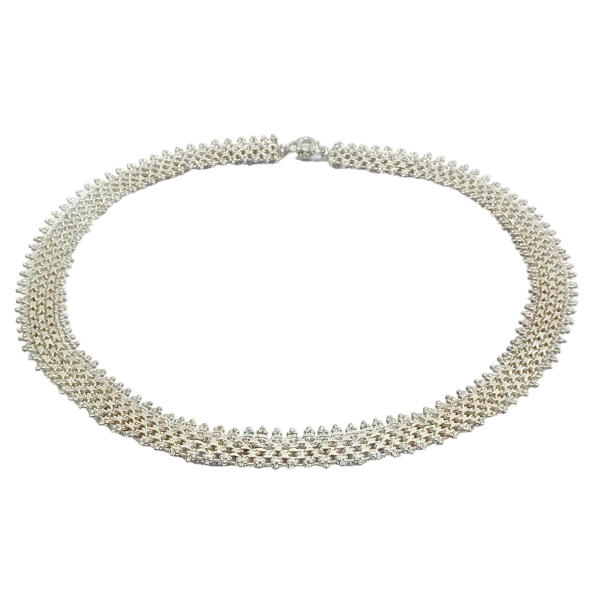 Collier Ras de Cou en argent - Castafiore