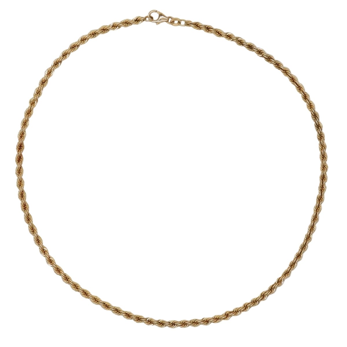 Necklace at yellow gold twisted