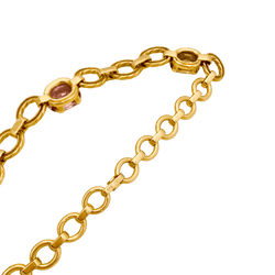 Collier ras de cou en or jaune et béryls - Castafiore