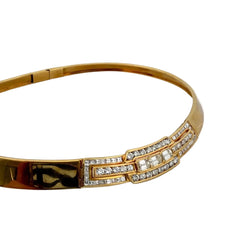 Collier Ras de Cou en or jaune et diamants - Castafiore