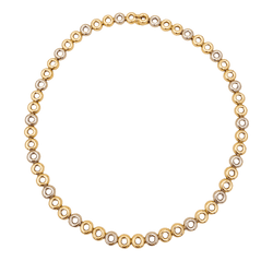 Collier Ras de Cou en or jaune, or blanc et or rose - Castafiore