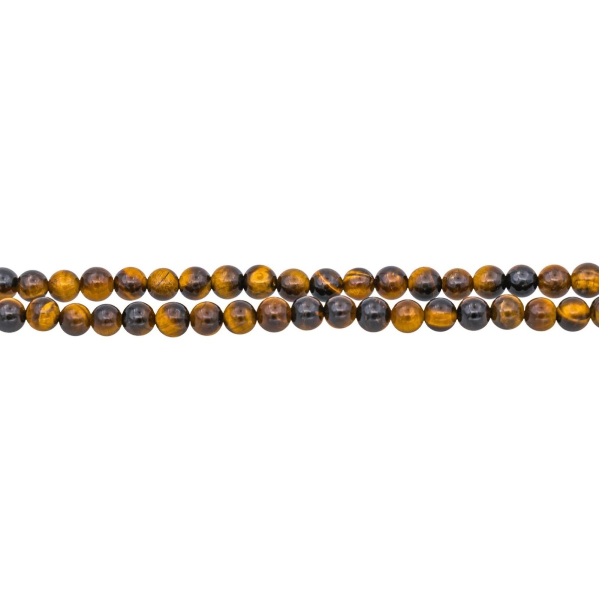 Collier Ras de Cou en or jaune, or blanc, oeil - de - tigre et diamants - Castafiore