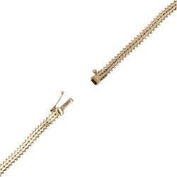 Collier Ras de Cou en or jaune, or rose et or blanc - Castafiore