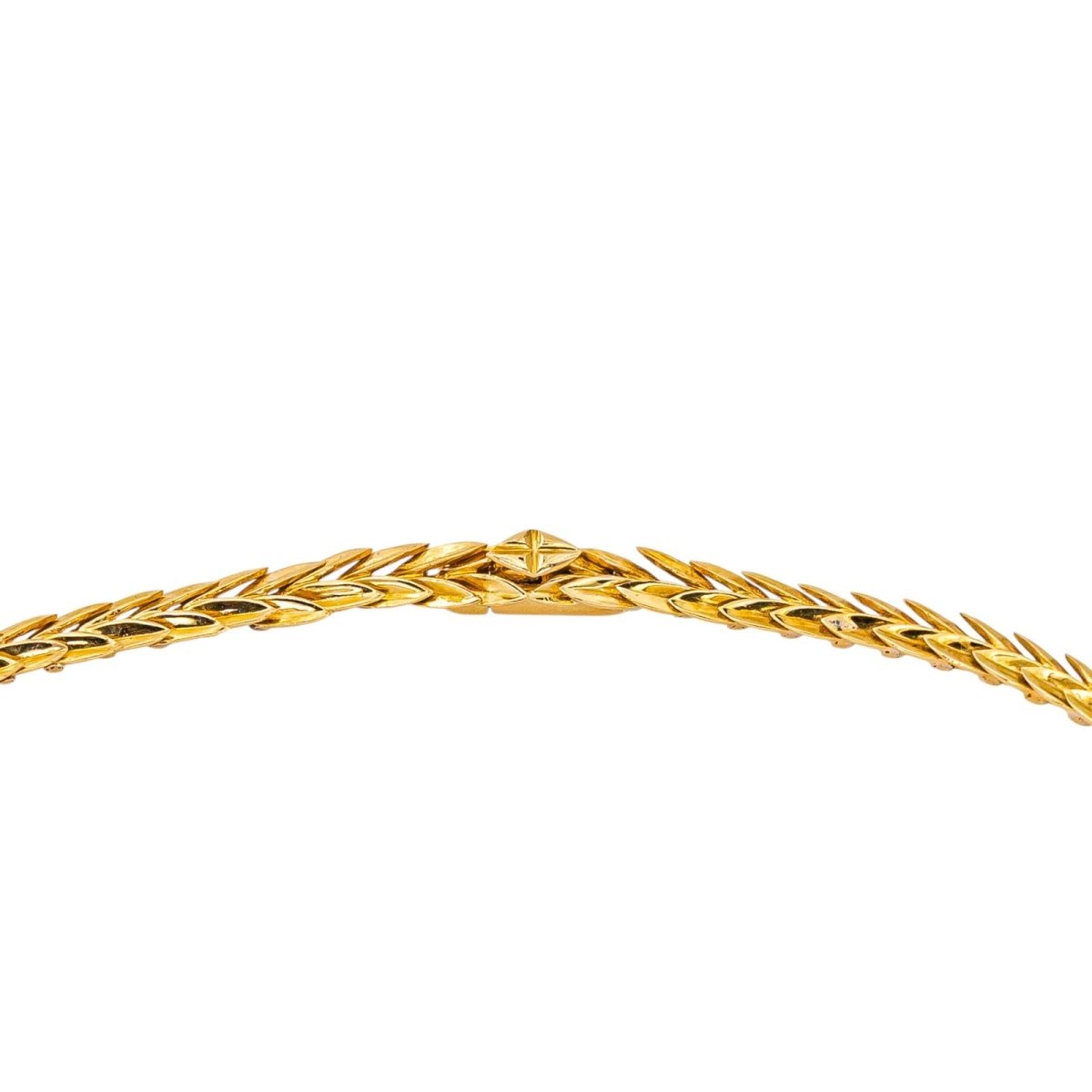 Collier Ras de Cou en or jaune, rubis et diamants - Castafiore