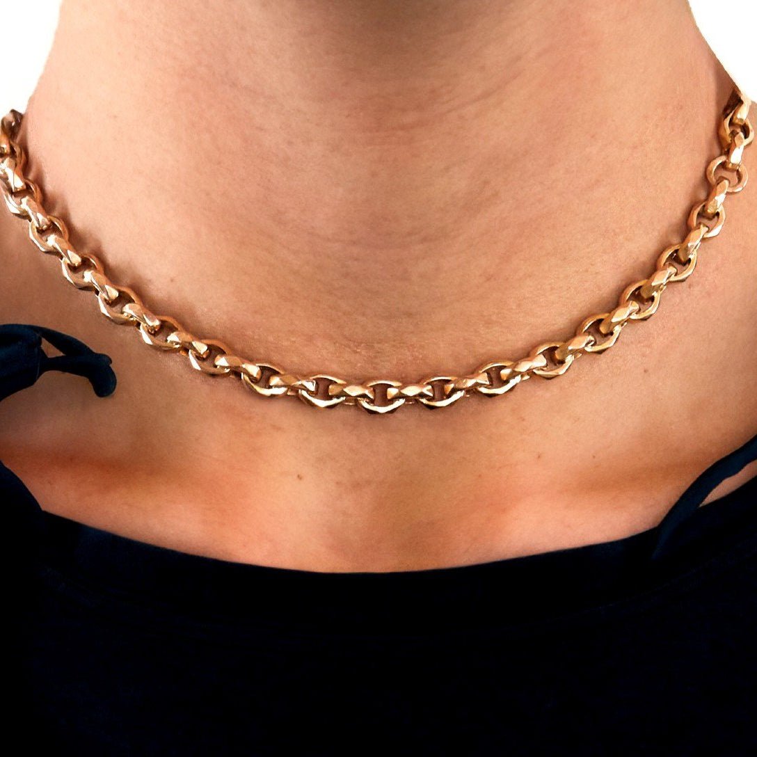 Collier Ras de Cou en or rose - Castafiore