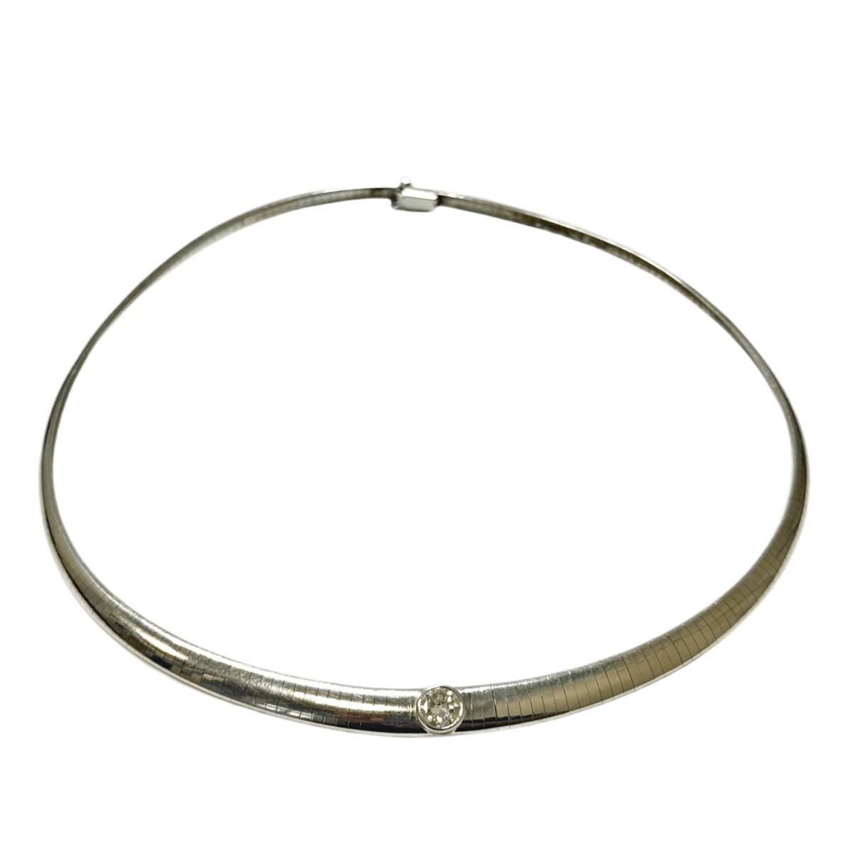 Collier Ras de Cou et diamant - Castafiore