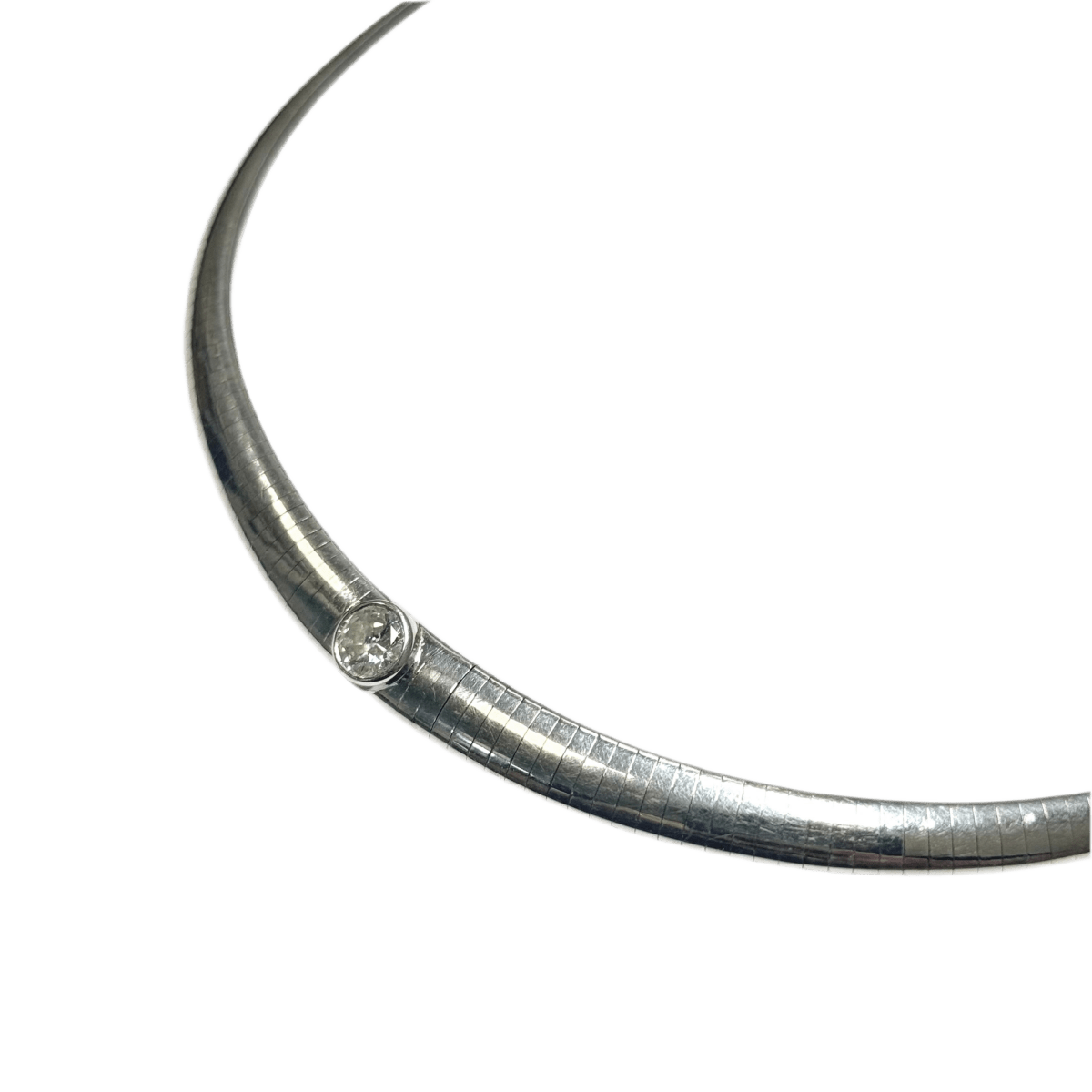 Collier Ras de Cou et diamant - Castafiore