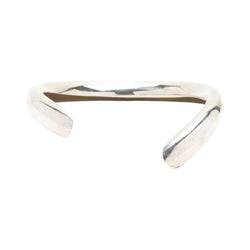 Collier Ras de Cou HERMÈS "Collier de Piste" en argent - Castafiore