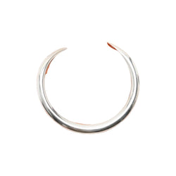 Collier Ras de Cou HERMÈS "Collier de Piste" en argent - Castafiore