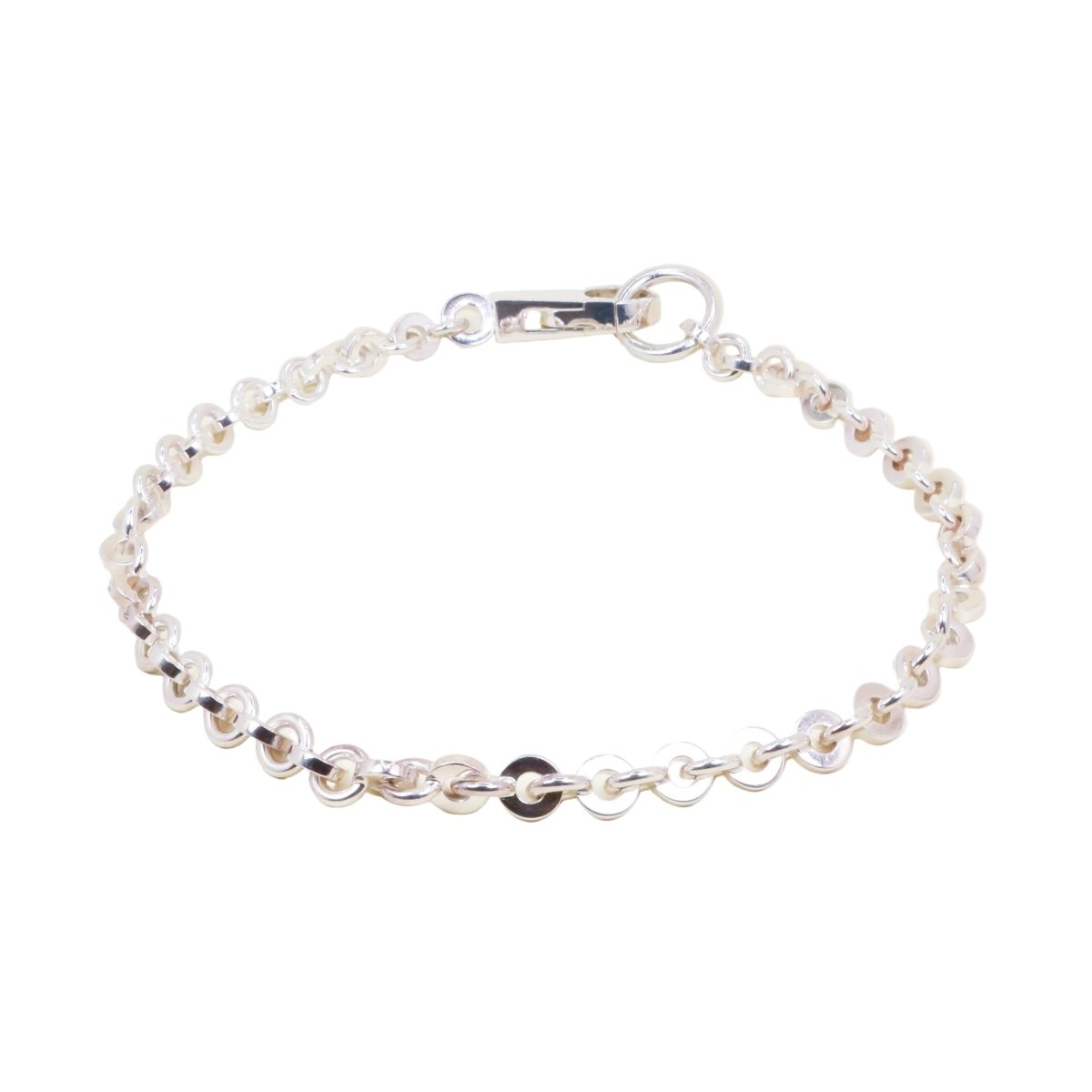 Collier Ras de Cou HERMÈS "Voltige" en argent - Castafiore