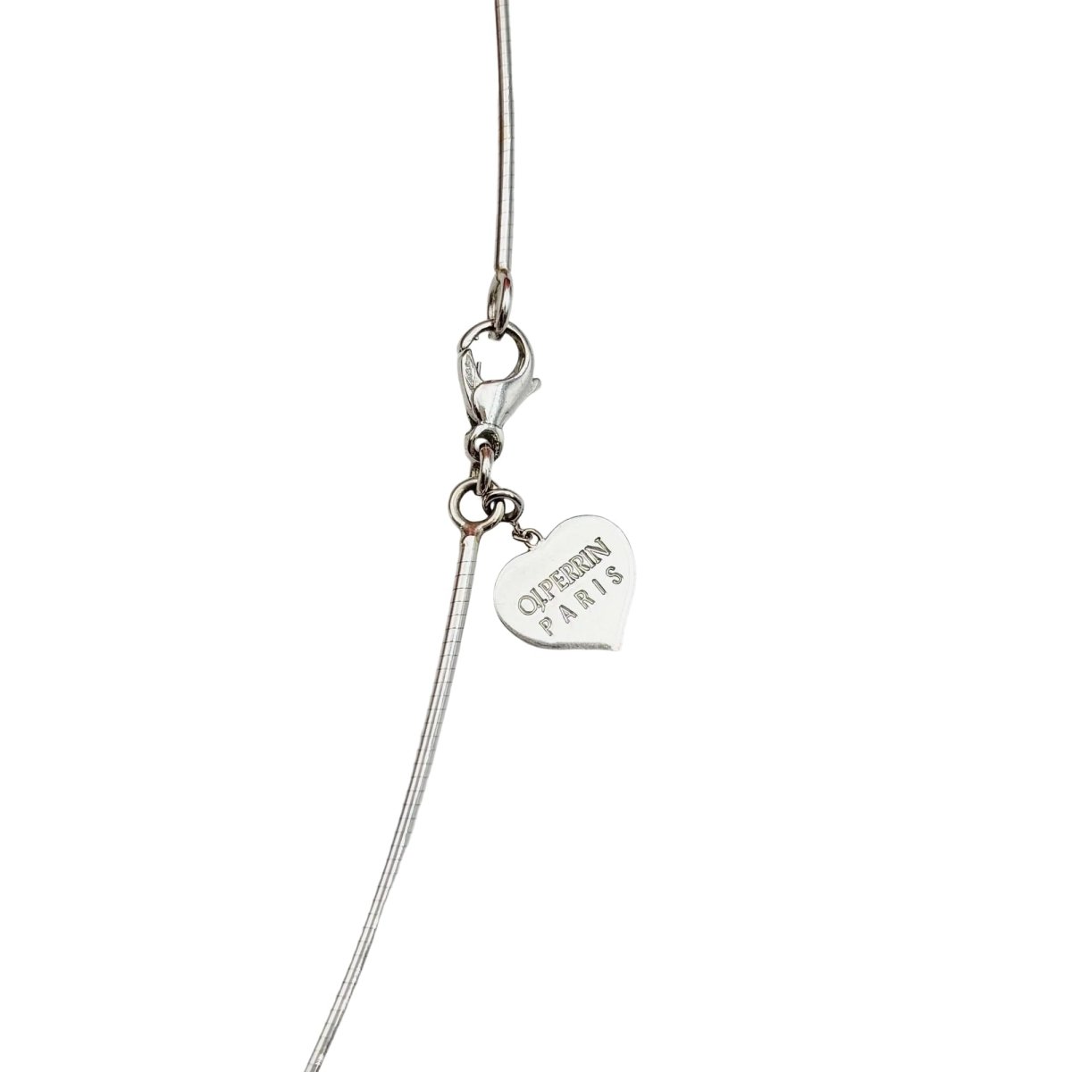 Collier Ras de cou O.J. PERRIN "Coeurs Légendes" en or blanc - Castafiore