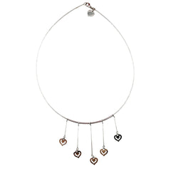 Collier Ras de cou O.J. PERRIN "Coeurs Légendes" en or blanc - Castafiore