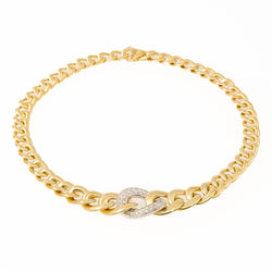 Collier Ras de cou Or jaune Diamant - Castafiore