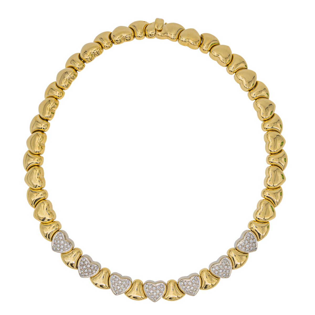 Collier Ras de cou Or jaune Diamant - Castafiore