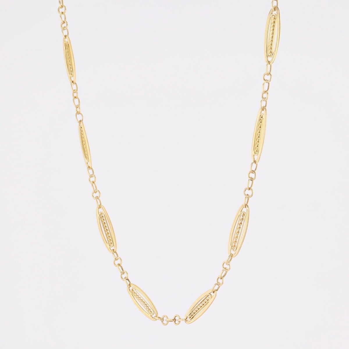 Collier ras du cou en or jaune - Castafiore
