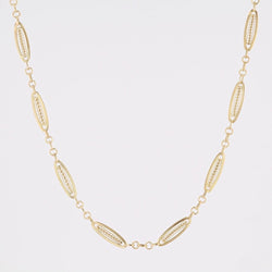 Collier ras du cou en or jaune - Castafiore