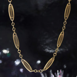 Collier ras du cou en or jaune - Castafiore