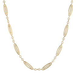 Collier ras du cou en or jaune - Castafiore