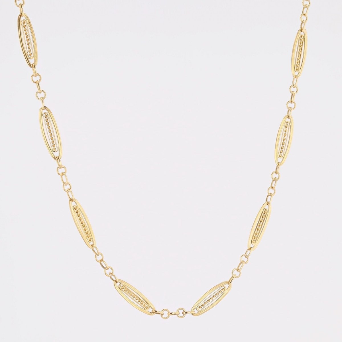 Collier ras du cou en or jaune - Castafiore