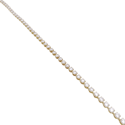 Collier Rivière CARTIER en or jaune et diamants - Castafiore