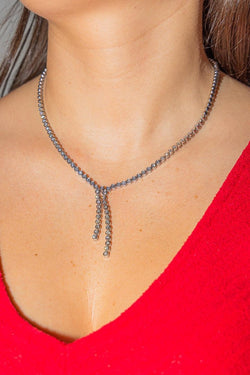 Collier Rivière en Or blanc et Diamant - Castafiore