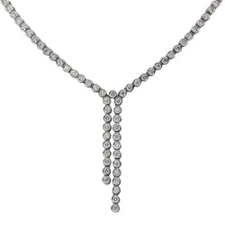 Collier Rivière en Or blanc et Diamant - Castafiore