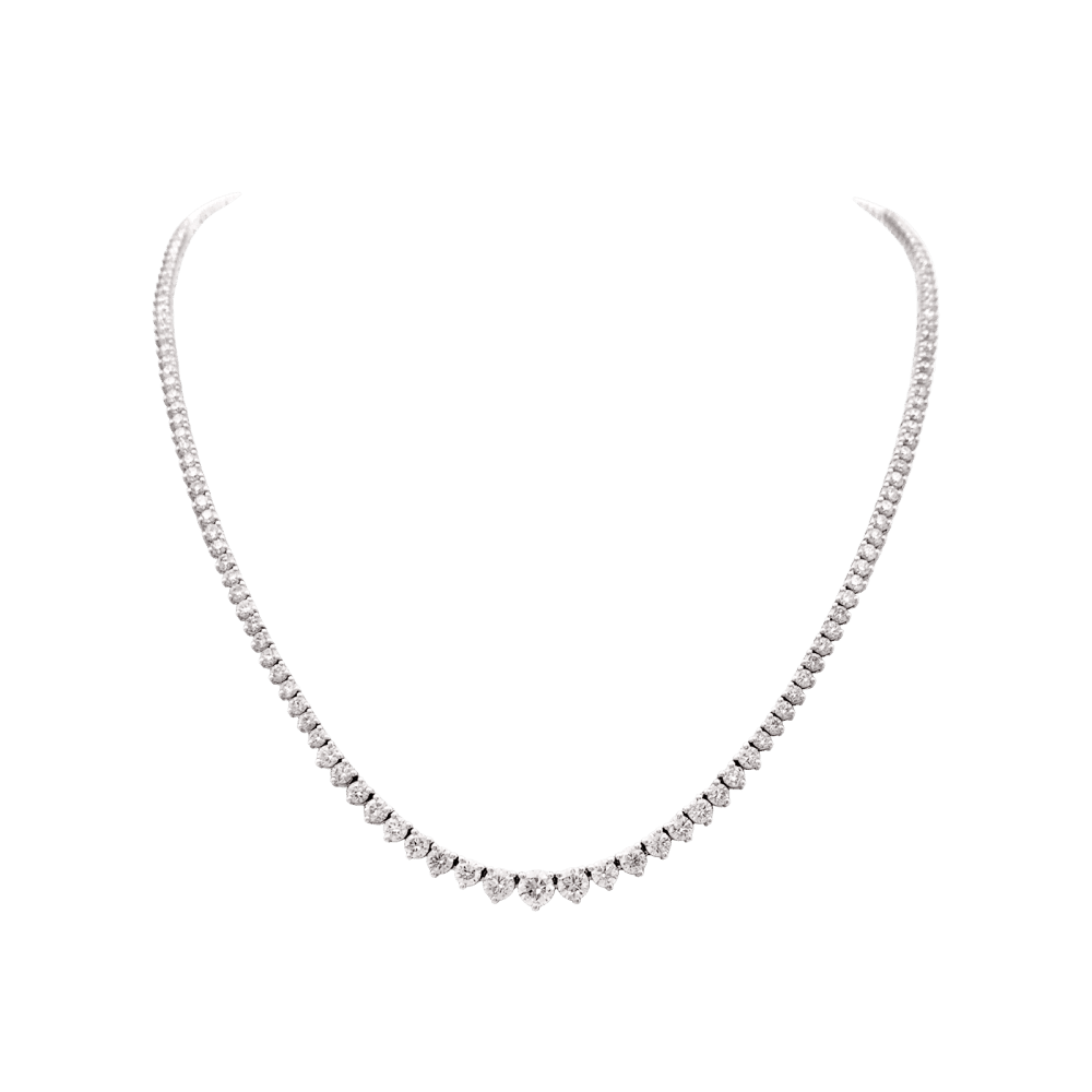 Collier Rivière en or blanc et diamants - Castafiore
