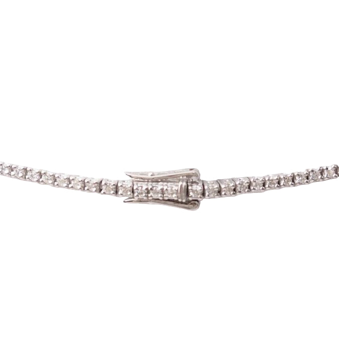 Collier rivière en or blanc et diamants - Castafiore