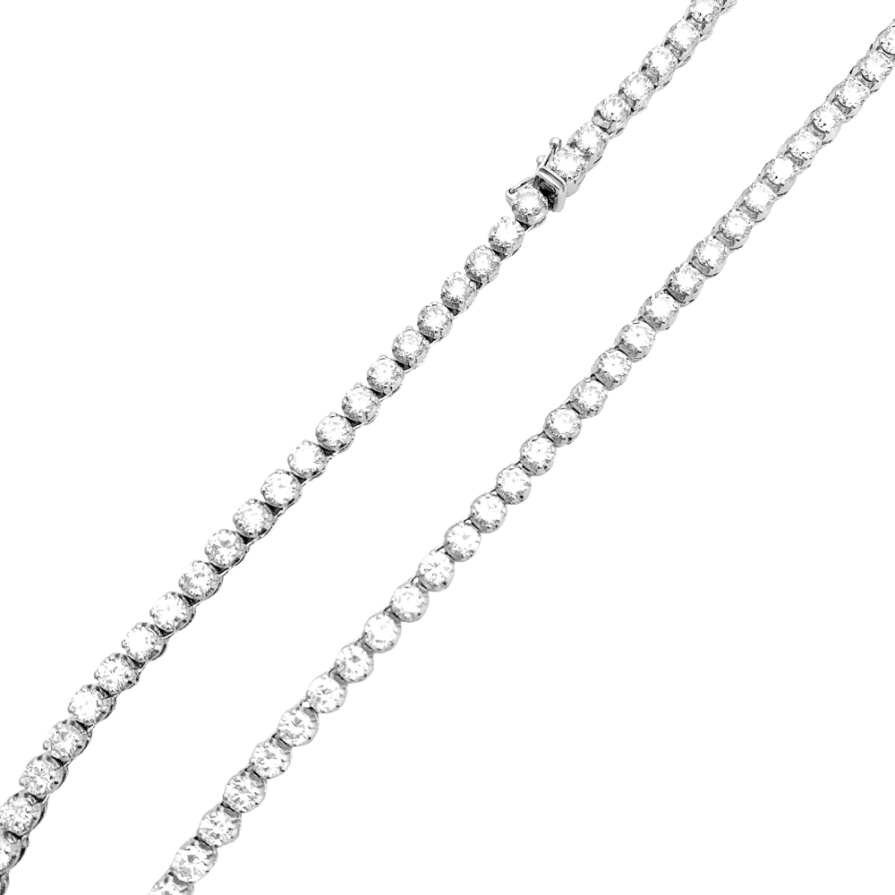 Collier Rivière en or blanc et diamants - Castafiore