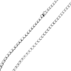 Collier Rivière en or blanc et diamants - Castafiore
