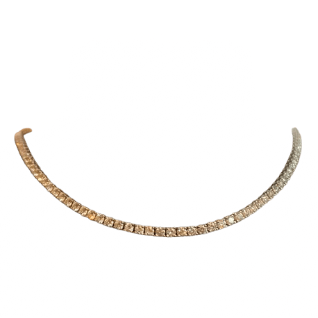 Collier Rivière en or blanc et diamants - Castafiore