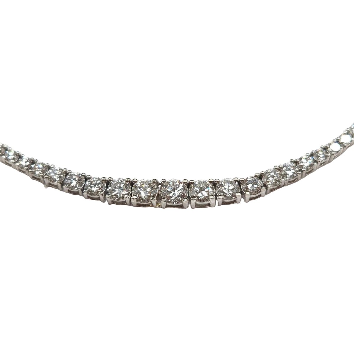 Collier Rivière en or blanc et diamants - Castafiore