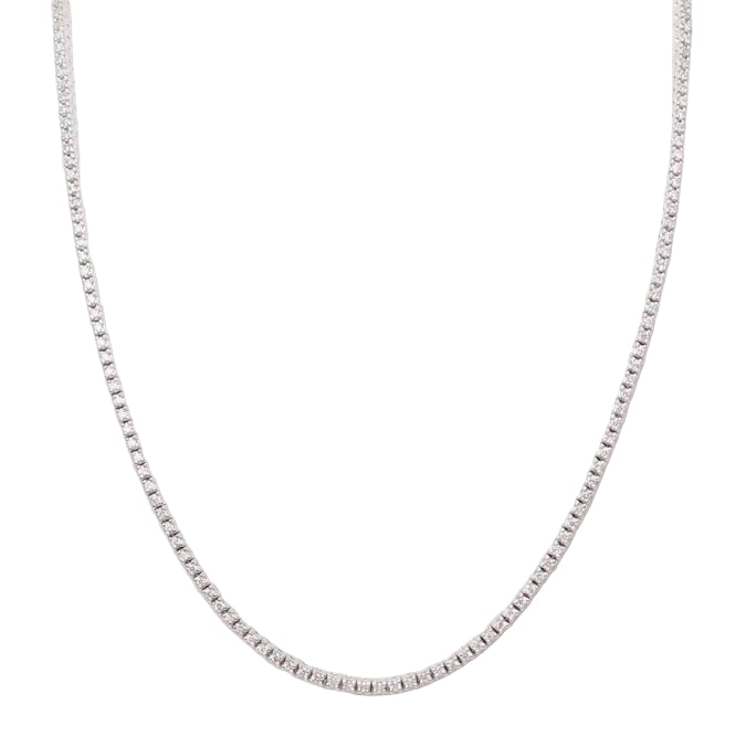 Collier rivière en or blanc et diamants - Castafiore