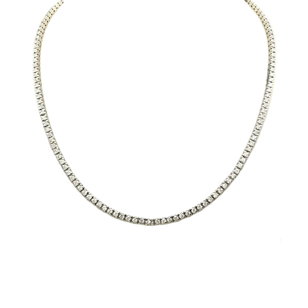 Collier Rivière en or blanc et diamants - Castafiore