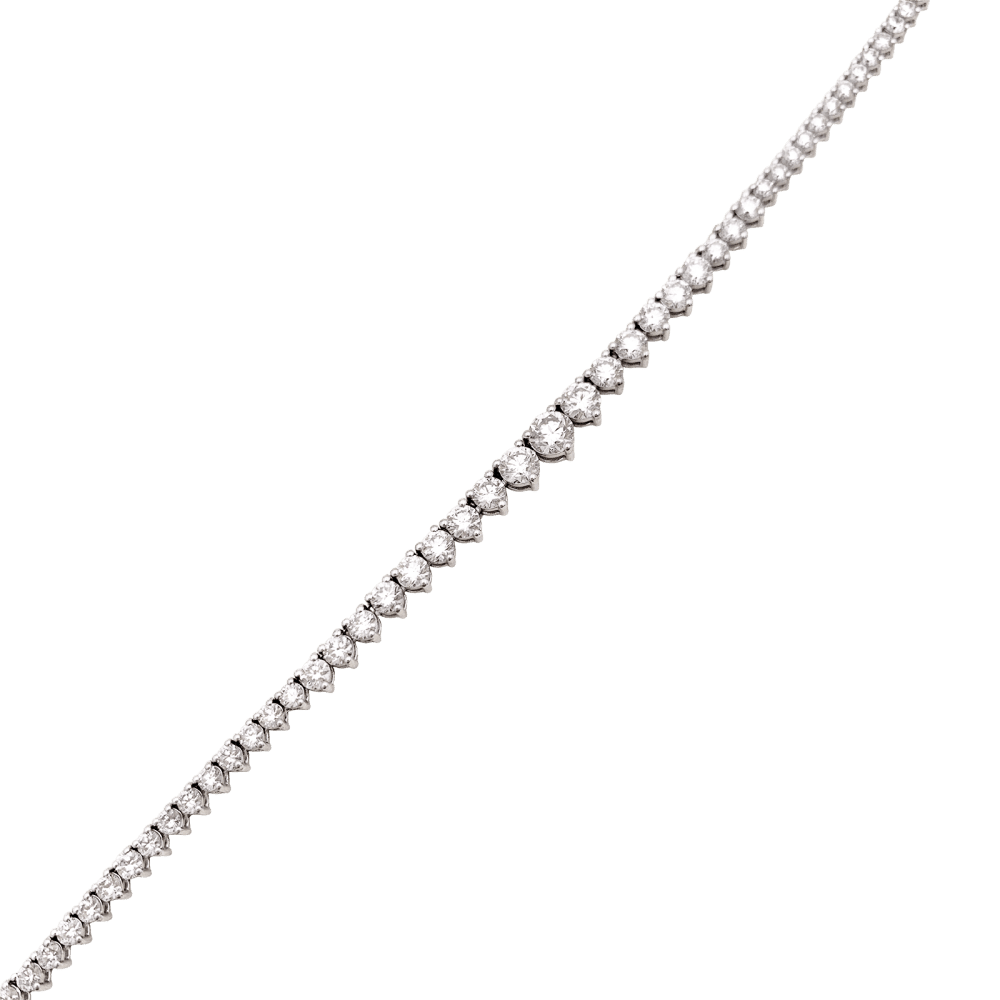 Collier Rivière en or blanc et diamants - Castafiore